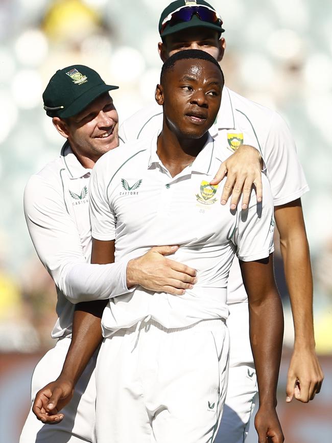 Kagiso Rabada has played some of his best cricket against Australia. Photo by Darrian Traynor/Getty Images.