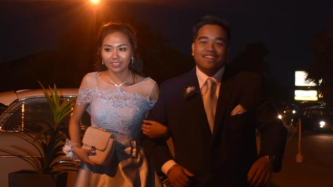 Christine Avencena and Mark Daniel Jocson, St John's Senior Formal, Roma 2019.