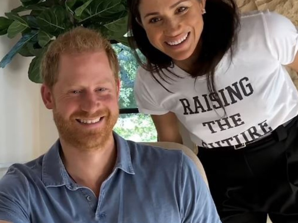 Marry and Meghan have started a new life in California. Picture AppleTV