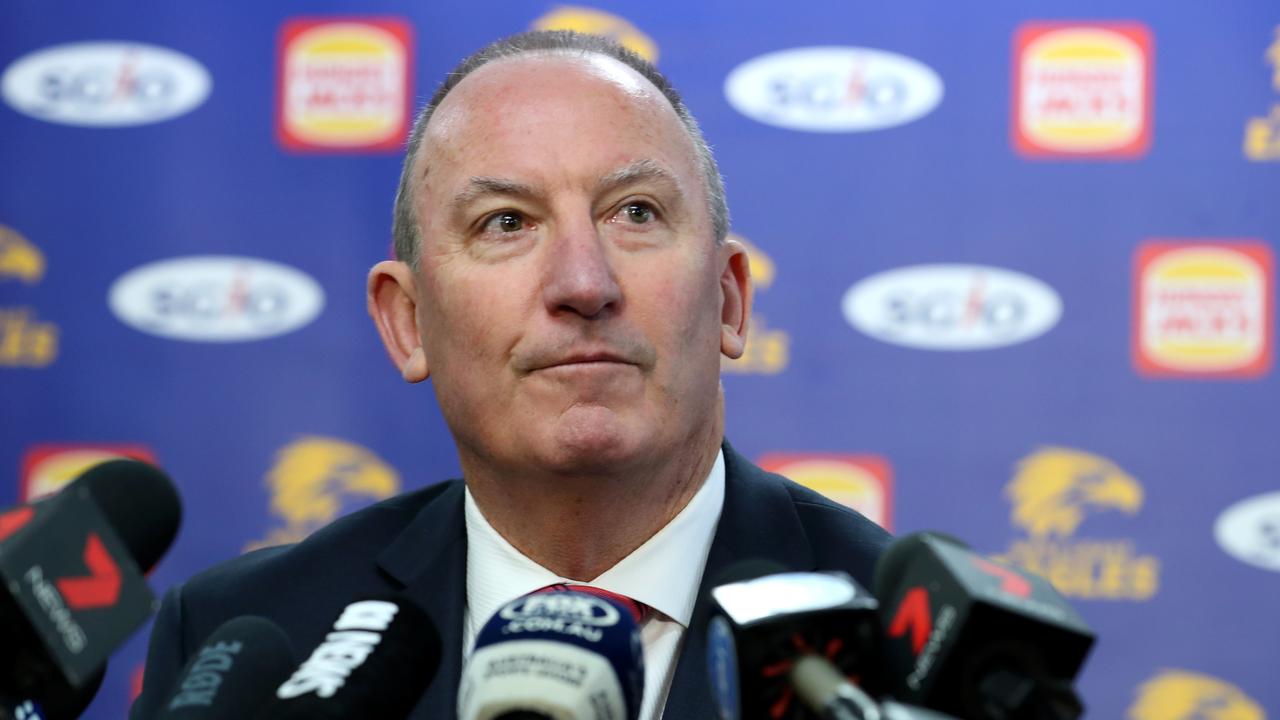 Trevor Nisbett has been CEO at the Eagles since 1999. Picture: AAP Image/Richard Wainwright