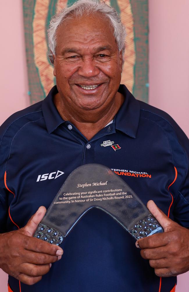 2025 SDNR Honouree Stephen Michael. Picture: Celina Whan/AFL Photos via Getty Images