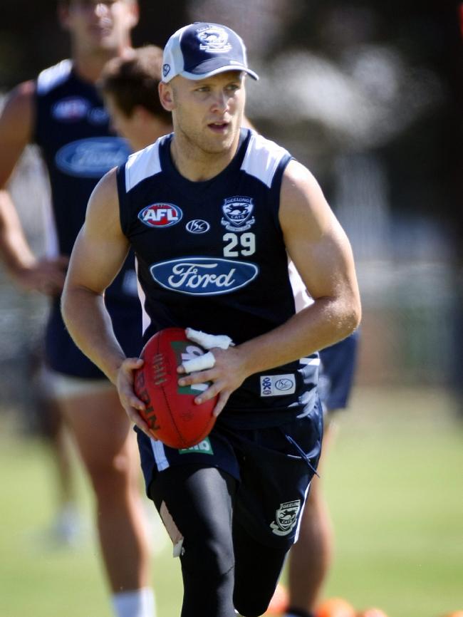 Gary Ablett during his last season at Geelong before joining Gold Coast.