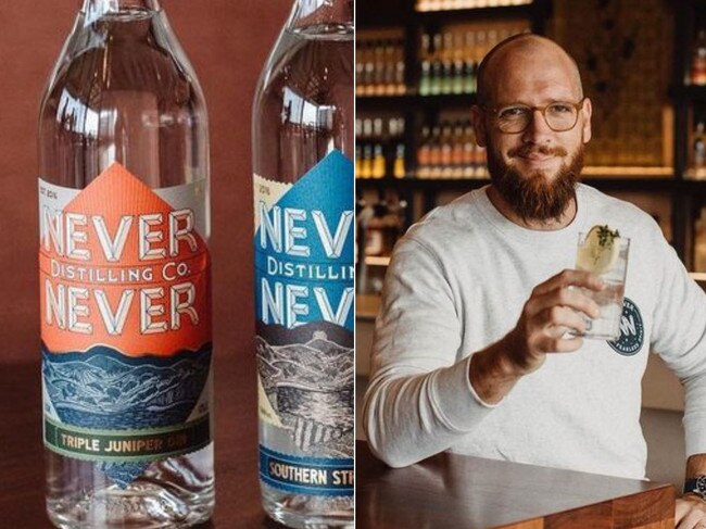 Tim Boast from Never Never Distilling Co.