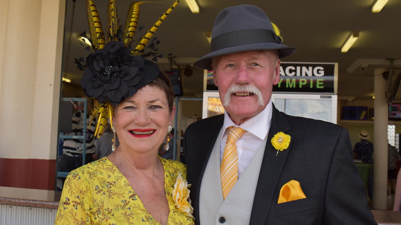 Glenda and Ross Newick at The Gympie Times Ladies Race Day.