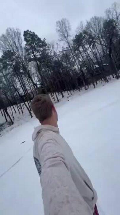 Winter Storm Brings Enough Accumulation for 'Snowboard Sesh' in Tuscaloosa