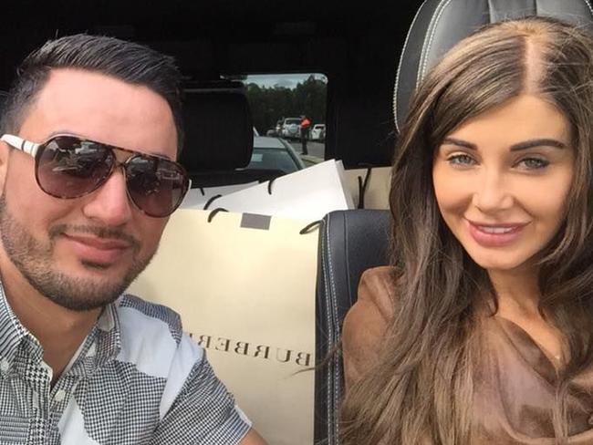 A Facebook post of Salim Mehajer and his wife Aysha.