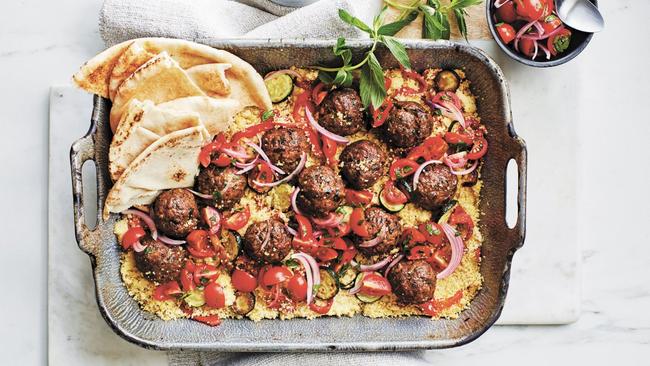 North African Lamb Meatballs with Couscous