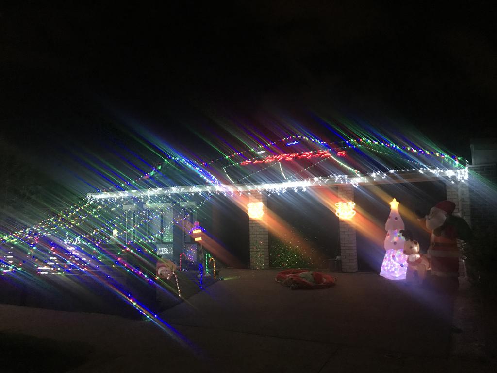 Lights at 32 Yerlo Dr, Largs North. Picture: Troy Reciszen