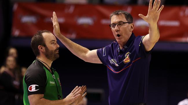 Adelaide 36ers coach Conner Henry says his team can still make the NBL finals (Photo by Mark Kolbe/Getty Images)