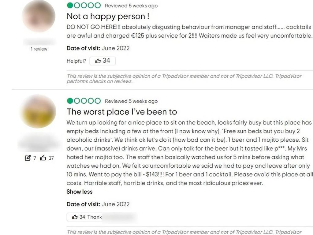 Most of the reviews recount experiences similar to the one the Breens claim they had at the spot.