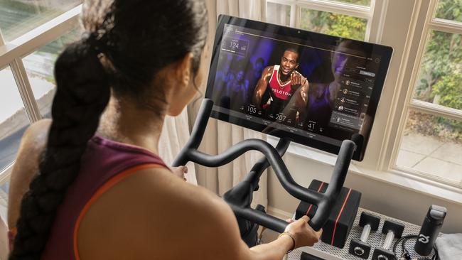 Streamed classes on Peloton