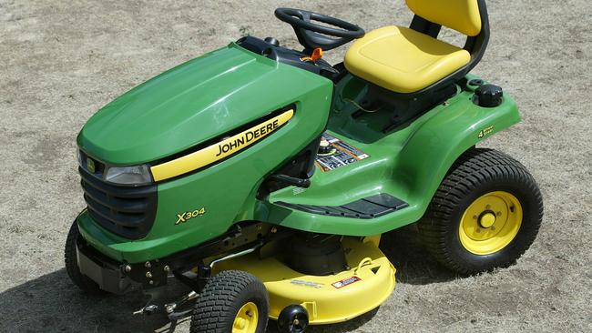 A John Deere Z304 lawnmower, similar to the LX175 model.