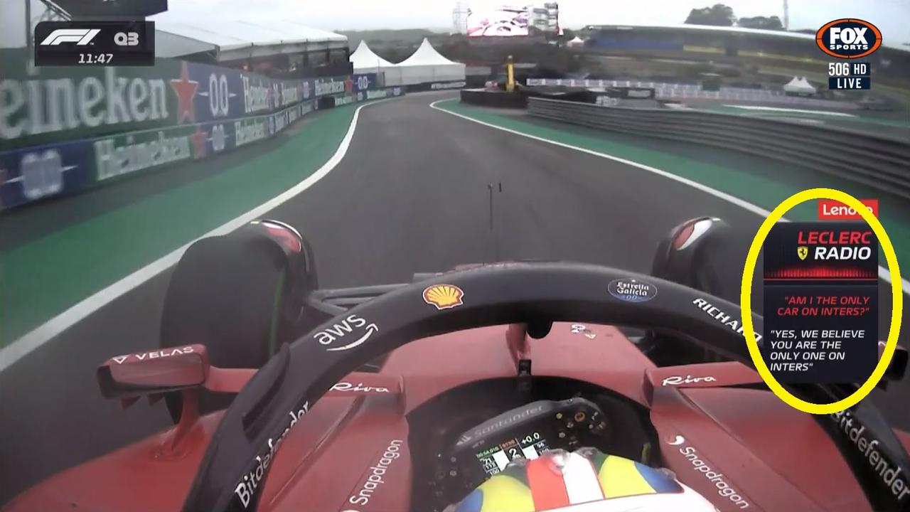 F1 Brazil Grand Prix Charles Leclerc nightmare, Ferrari, tyres