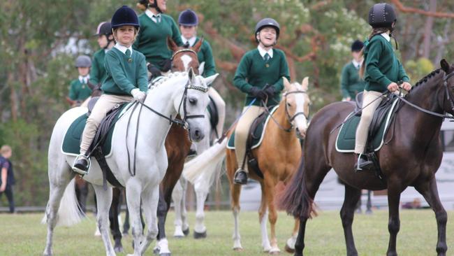 Lochie Colquhoun at the Hills District Pony Club. 