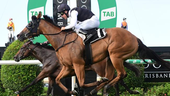 Glen Boss is confident Isotope (outside) won’t be Away Game again. Picture: Trackside Photography