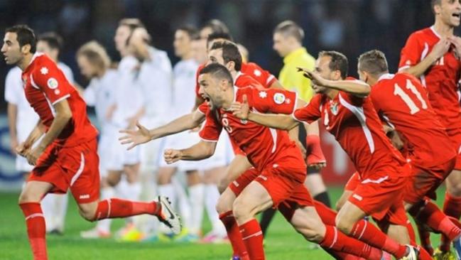 Jordan beat Uzbekistan on penalties in 2013.