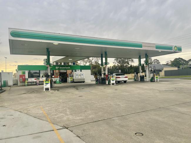 Offenders broke into the BP service station on Williams St, Inverloch in the early hours on Thursday morning. Picture: Jack Colantuono