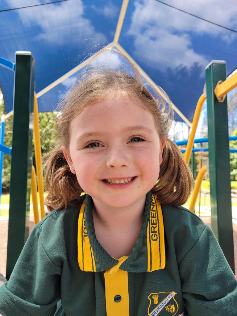 MY FIRST YEAR 2022: Greenmount State School Prep student Daisy Hughes.