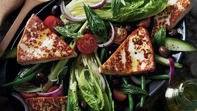 Haloumi makes anything taste better, including salads