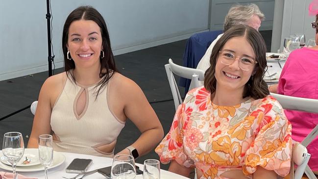 Melbourne Cup in Port Macquarie: Keeley Wilkinson and Brianna Seward at Settlers Inn.