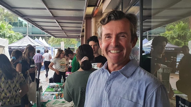 Jamie Dixon is having his second tilt at Whitlam for the Greens. Picture: Facebook