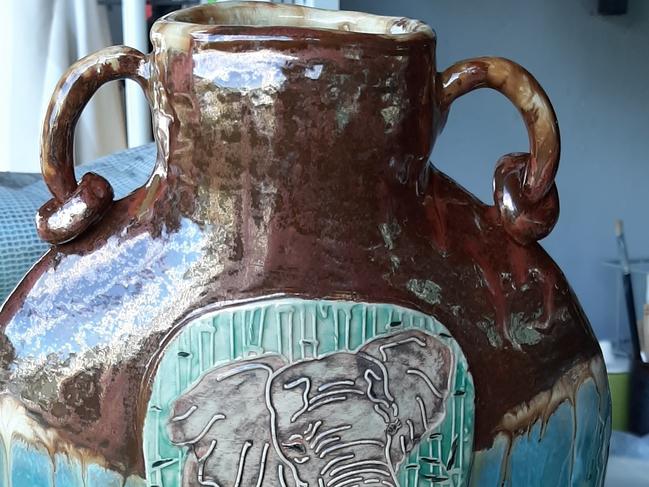 A jug crafted by Pioneer Potters Mackay secretary Jeanette Harwood. Picture: Contributed