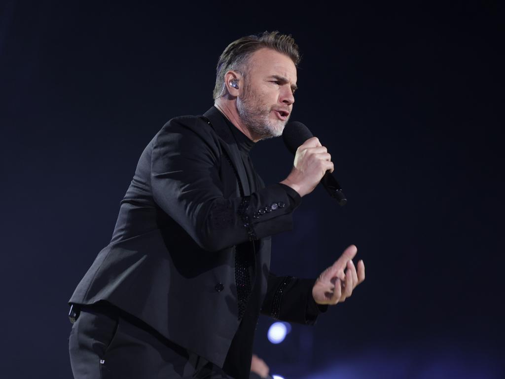 Gary Barlow of Take That, performing on stage during the coronation concert last May, has sent his love and support. Picture: Getty Images