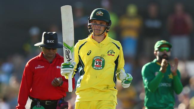Peter Handscomb scored 82 runs on debut for Australia.