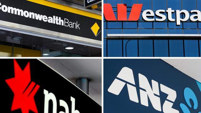 Australia's four big banks Commonwealth, Westpac, NAB, ANZ are expected to lead lenders in raising interest rates. Picture: NCA Newswire