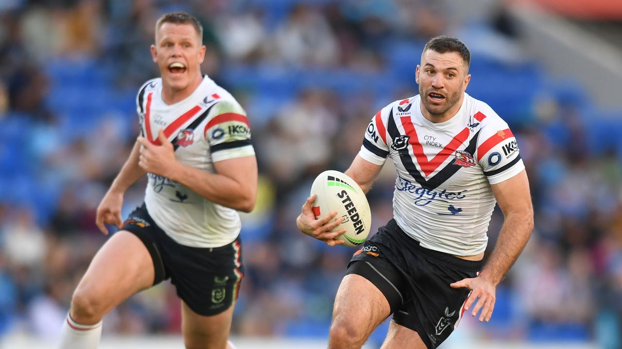 After a rough run of form, James Tedesco and the Roosters are flying into the finals. Picture: NRL Photos