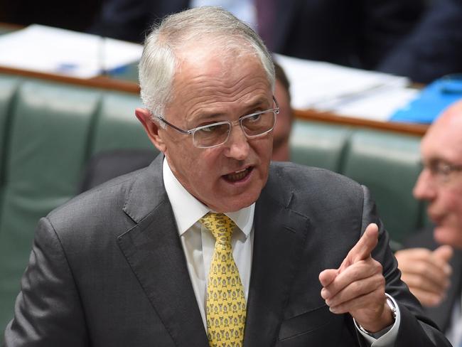 Captain of Team Reasonable, PM Malcolm Turnbull. Picture: AAP Image/Lukas Coch