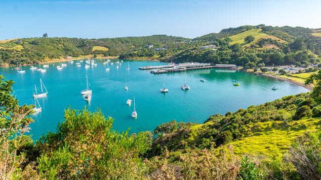 A pretty bay on Waiheke Island.