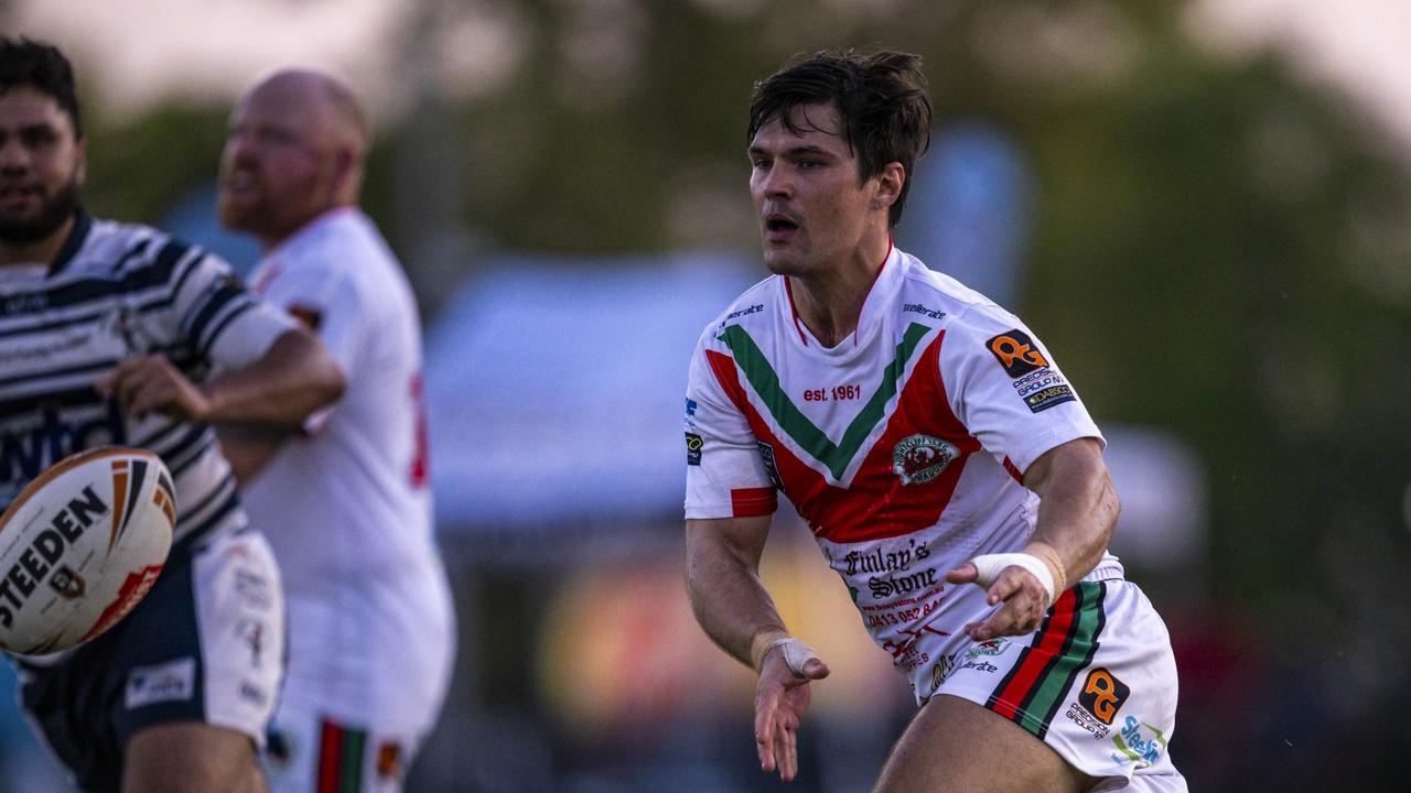 Nightcliff Dragons player-coach Sam Irwin in the 2024 NRL NT season. Picture: NRL NT / Patch Clapp