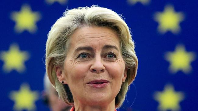 “One of our member states has been treated in a way that is not acceptable”: European Commission President Ursula von der Leyen. Picture: AFP