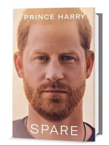 Prince Harry's new memoir is called Spare. Picture: Supplied