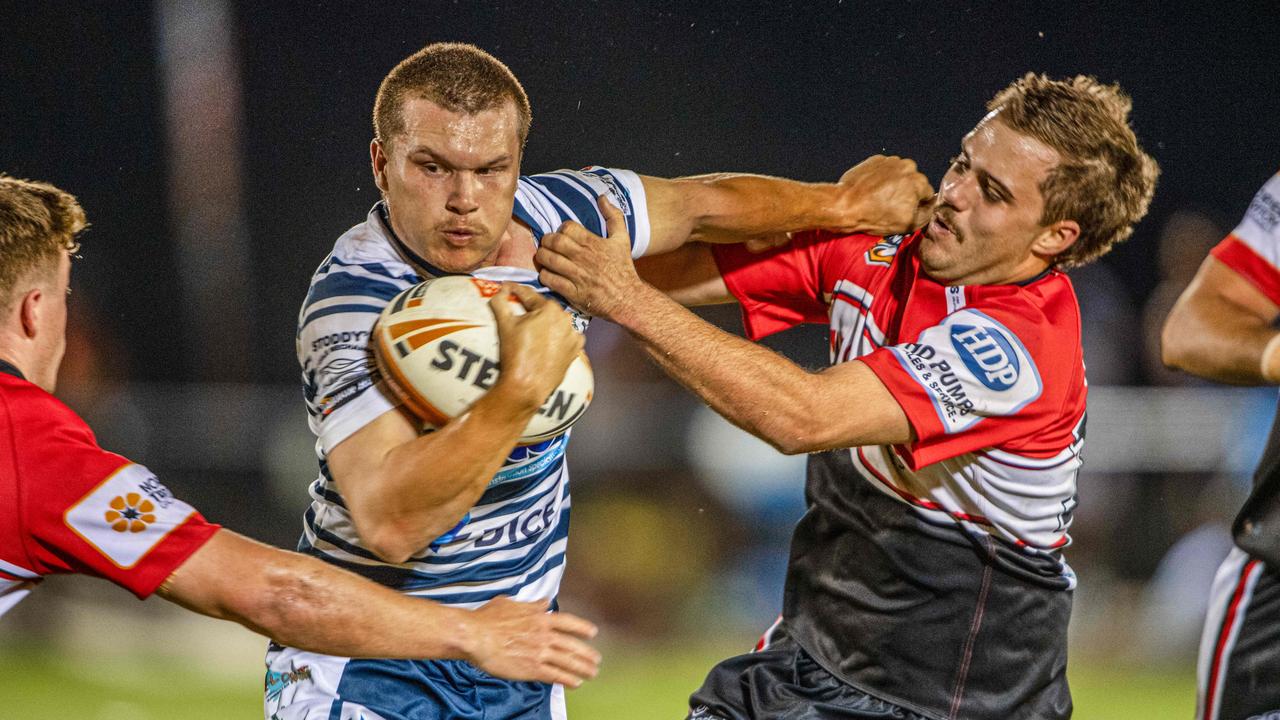 Issac Seden-kurnoth as the Darwin Brothers take on the Litchfield Bears in the 2023 NRL NT prelim final. Picture: Pema Tamang Pakhrin