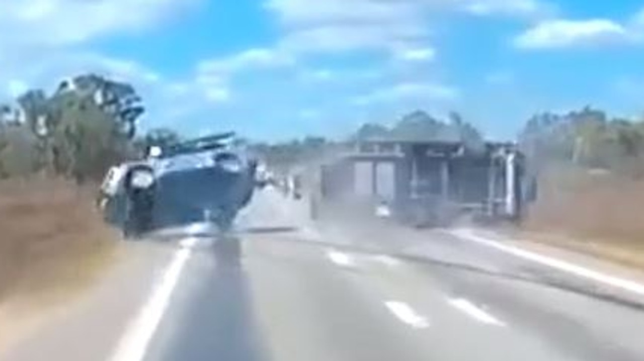 Caravan Rollover Crash: SA Couple In Queensland Survive Dramatic Flip ...