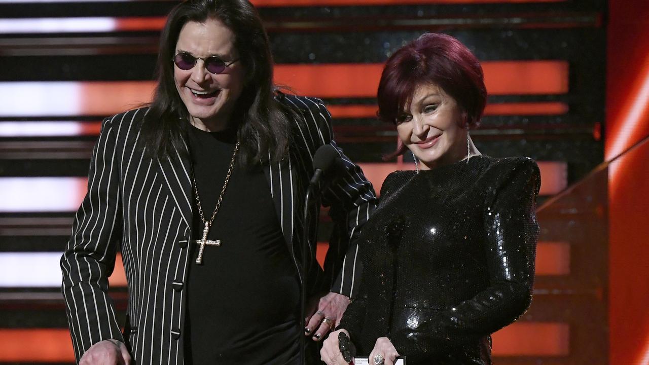 Sharon, on stage with Ozzy Osbourne, says she shas been using Ozempic. Picture: Kevork Djansezian/Getty Images