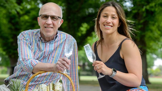 Australian Superfood Co founders Hayley Blieden and her father Ralph Wollner supply Christmas food products to Woolworths.Picture: Jay Town