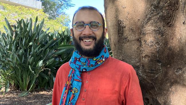 Former Brisbane City Councillor Jonathan Sriranganathan will be the Greens’ candidate for Brisbane Lord Mayor at the March 2024 local government elections. Picture: Sarah Elks