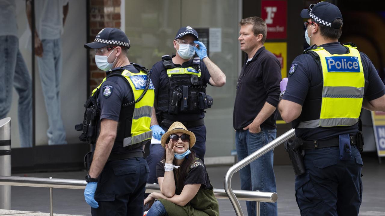 Police issued thousands of Covid-19 fines during the pandemic. Picture: NCA NewsWire / Paul Jeffers