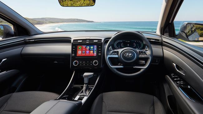 Hyundai has upped its game inside, with plenty of tech and comfort features.