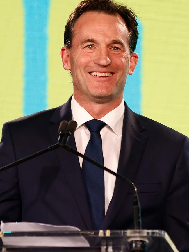 Andrew Dillon at the AFL draft this week. Picture: Michael Willson/AFL Photos via Getty Images