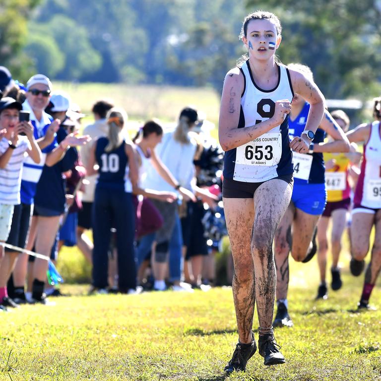 Annual QGSSSA private schoolgirl cross country championship at Rivermount College in Yatala. Saturday May 15, 2021. Picture, John Gass