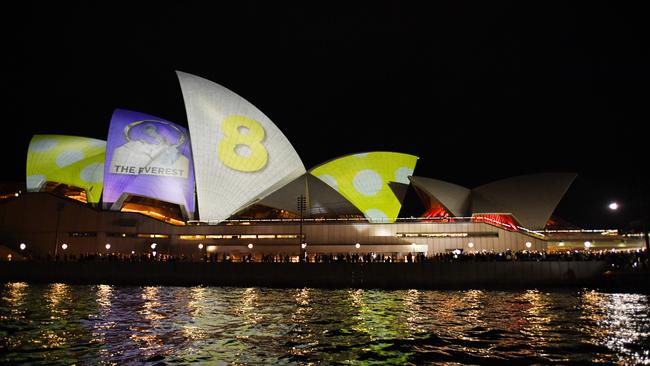 The Opera House forecort and Circular Quay were busier than ever on Tuesday night. Tracey Nearmy