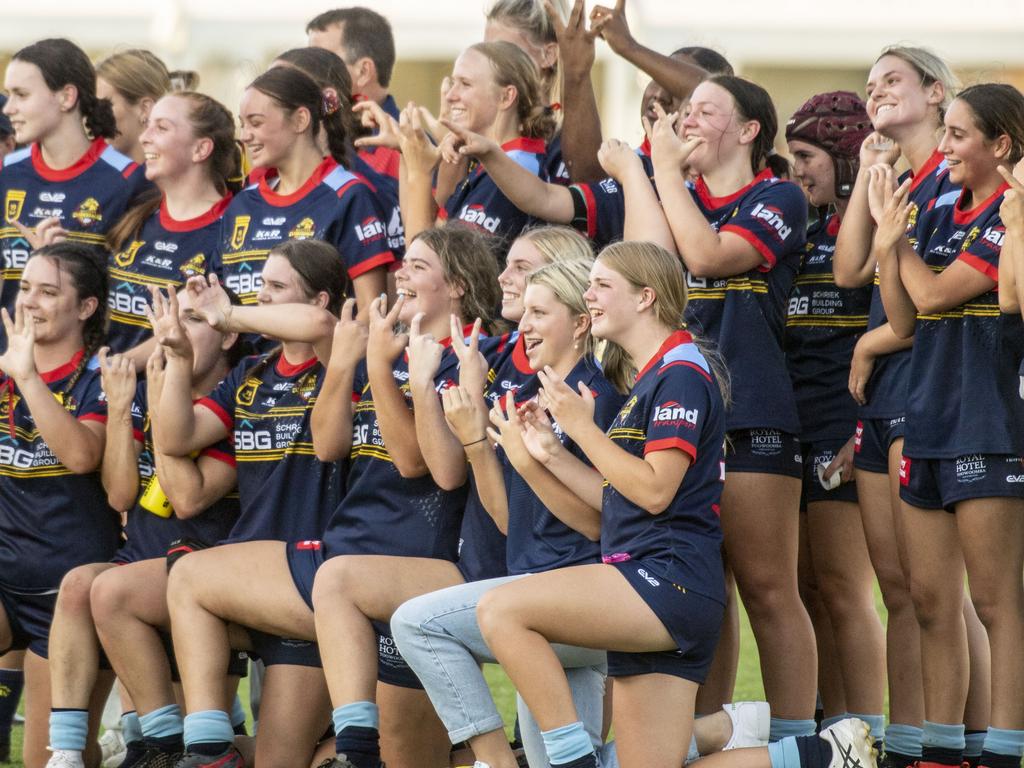 Harvey Norman U19 women, Western Clydesdales vs Wide Bay Bulls. Saturday, March 18, 2023. Picture: Nev Madsen.