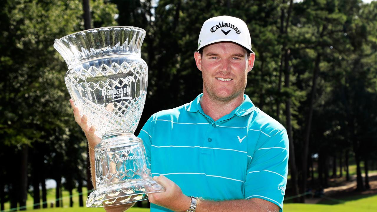 American golfer Grayson Murray died by suicide aged 30 after withdrawing from the Charles Schwab Challenge. He was a two-time winner on the PGA Tour. (Photo by Sam Greenwood/Getty Images)