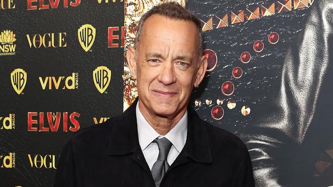 Tom Hanks on the red carpet for the premiere of Elvis at the State Theatre, Sydney, Australia. Picture: Brendon Thorne/Getty Images