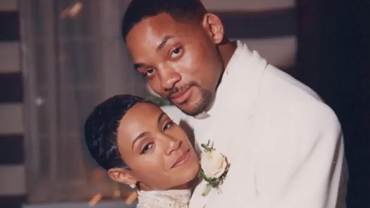 Will and Jada on their wedding day.