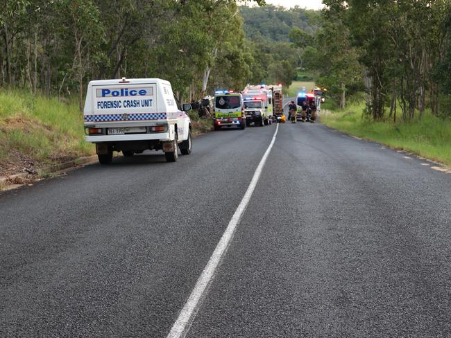 A 22-year-old Mackay man has died after a car crashed into a tree in Kuttabul, March 1, 2022. Picture: QPS